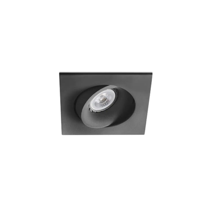 Spot encastrable carré Argon noir de Faro Barcelona