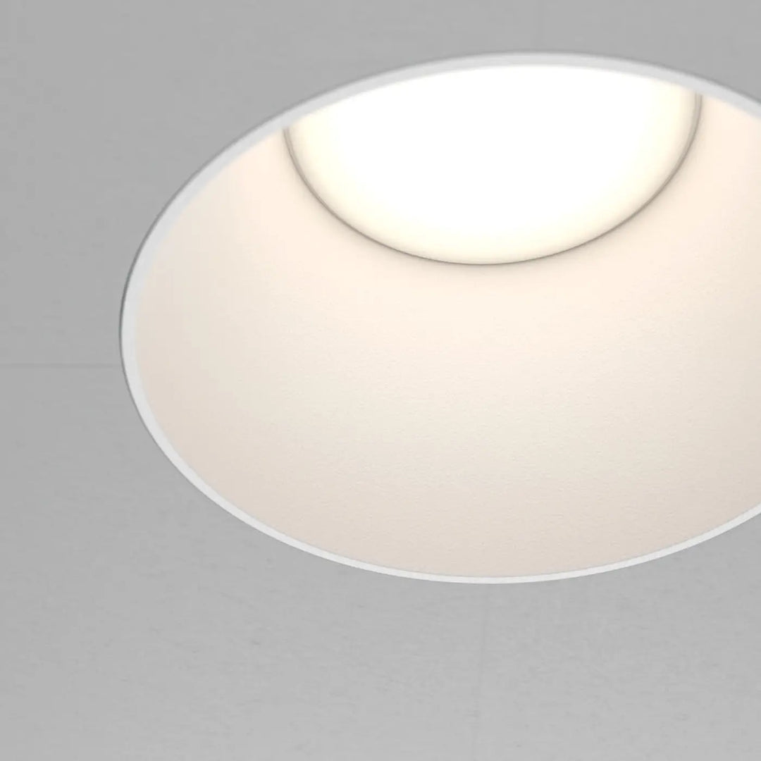 Spot encastré share rond avec finition mate blanche moderne spot encastré pour éclairage intérieur design circulaire