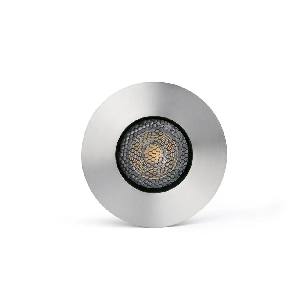 Spot encastré de sol Grund GU10 aluminium satiné de Faro Barcelona