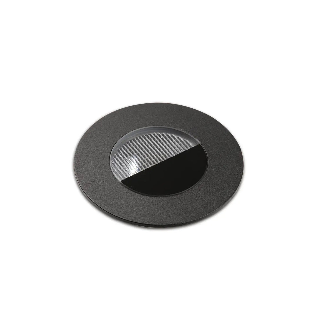Détail du spot Grund wallwasher noir anodisé
