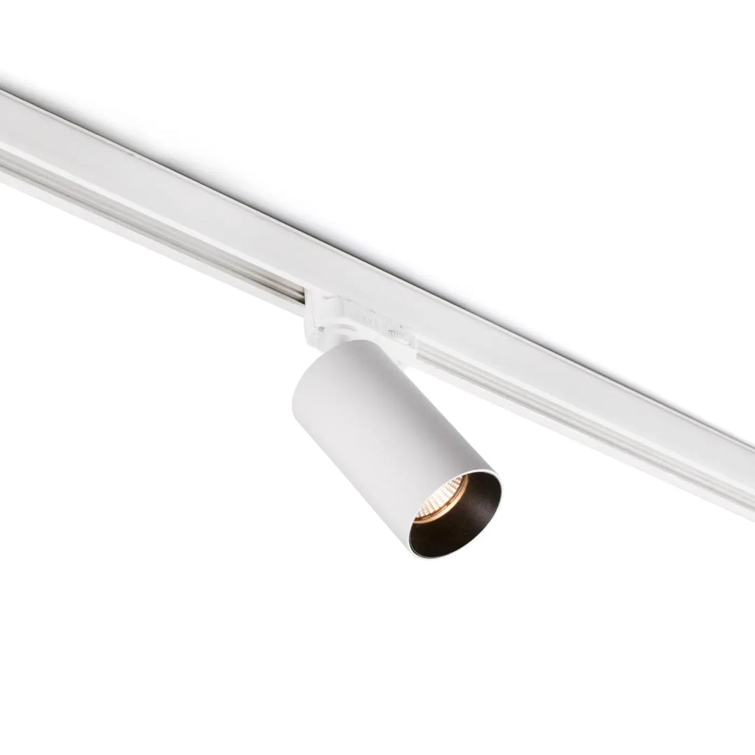 Spot Stan LED sur rail blanc de Faro Barcelona