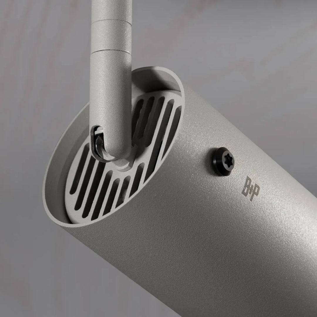 Détail du spot Exhaust Pierre finition grise #couleur_gris