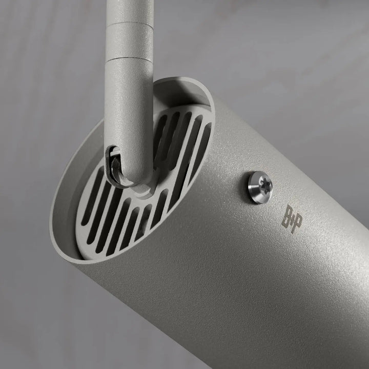 Détail du spot Exhaust Pierre finition acier brûlé #couleur_multicolore