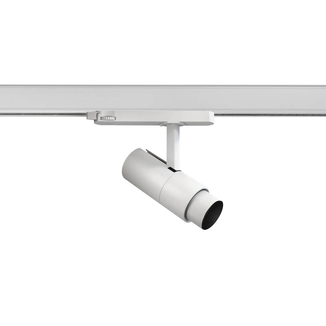 Spot Linse Zoom sur rail blanc de Faro Barcelona