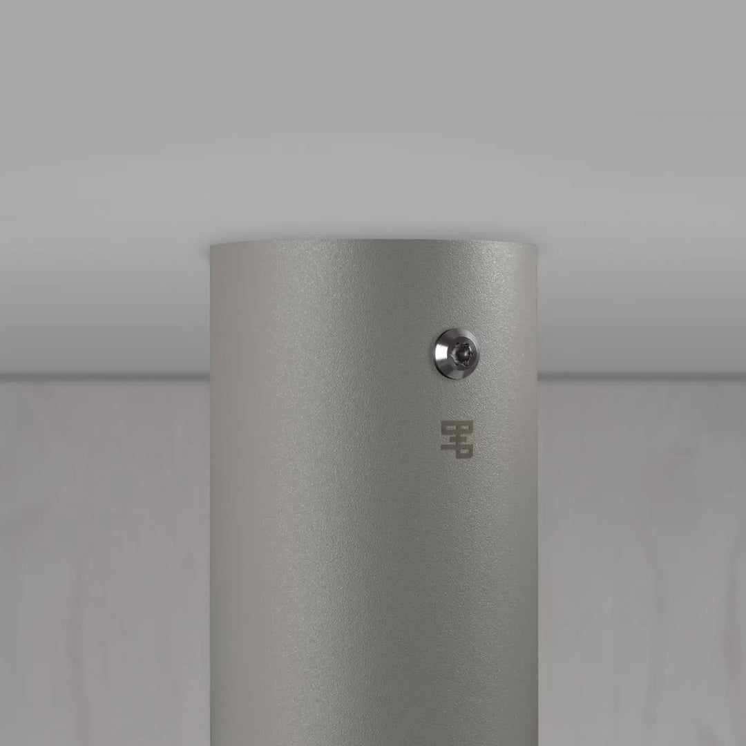 Spot en saillie Exhaust à gravure alignée Pierre, détails en acier, troisième vue #couleur_argent