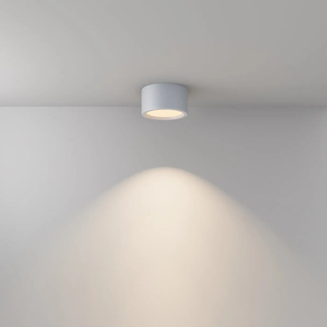 Spot hydra led indice ip44 saillie avec lumière douce blanche cylindrique montée au plafond