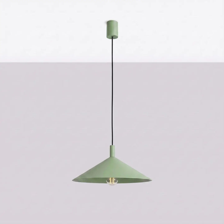 Suspension Luminaire sauge éteinte, vue rapprochée