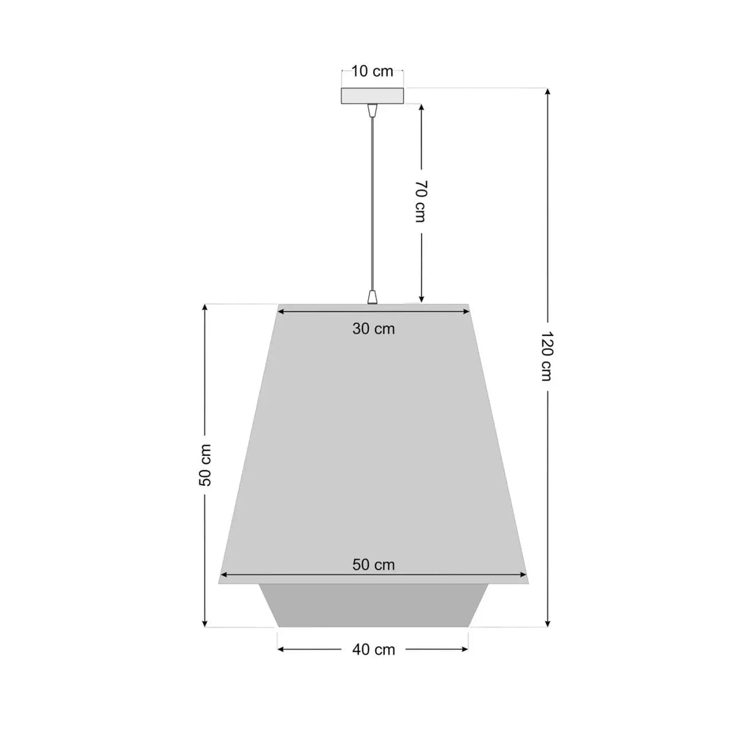 Suspension Luminaire | DOPLO (Gris/Blanc/Argent)