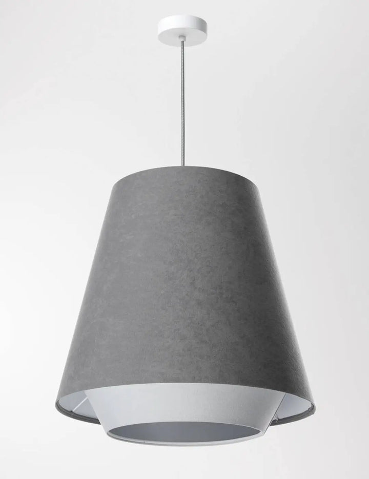 Suspension Luminaire | DOPLO (Gris/Blanc/Argent)