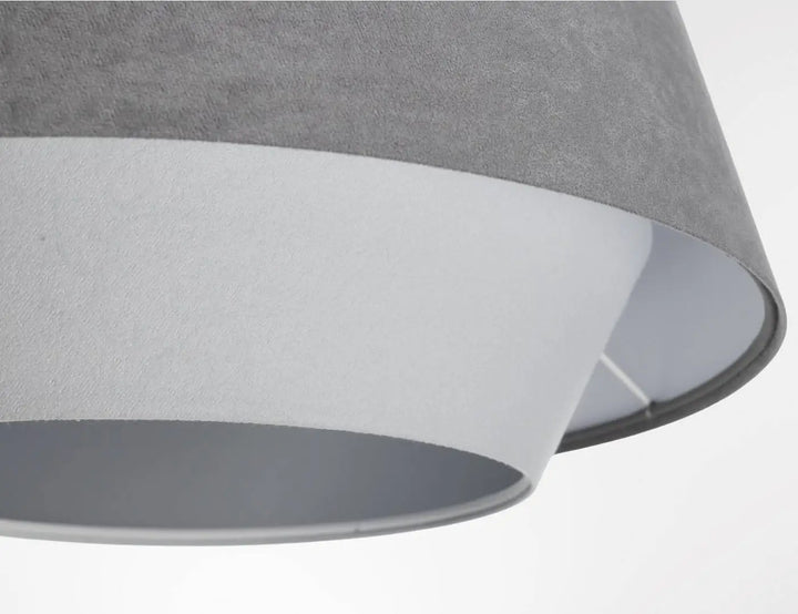 Suspension Luminaire | DOPLO (Gris/Blanc/Argent)