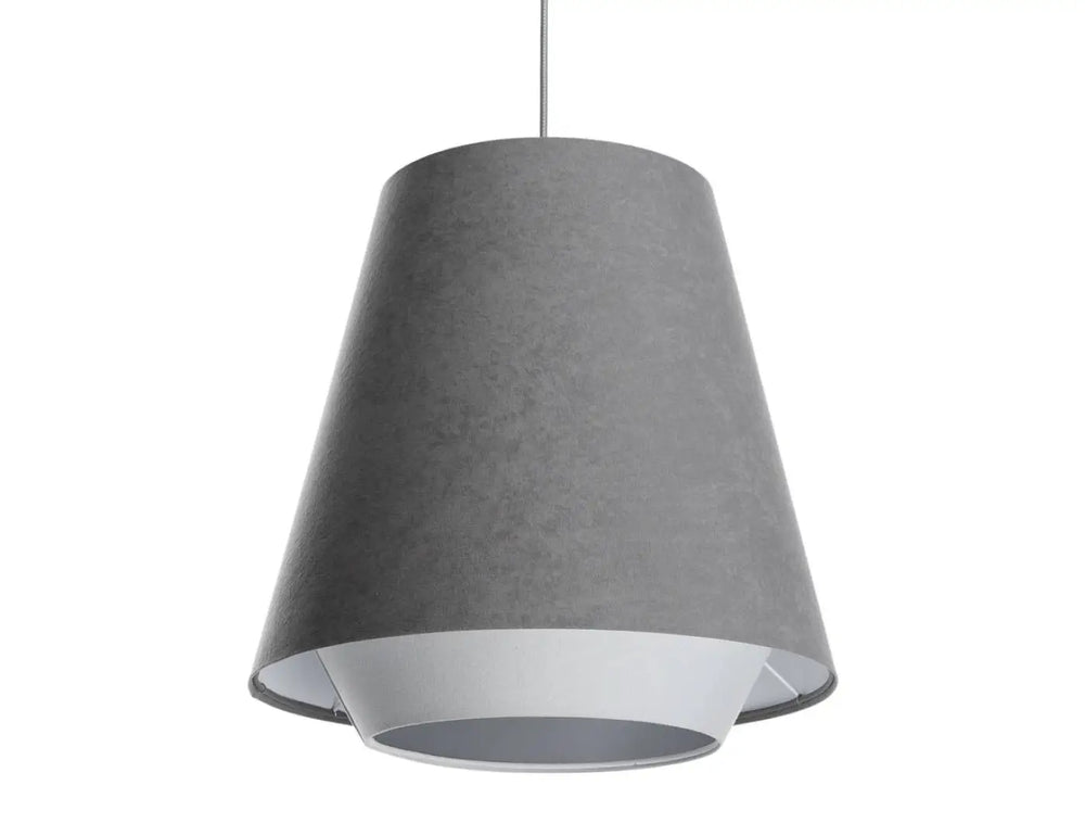 Pendant lamp Sensei Doblo – Grey/White/Silver