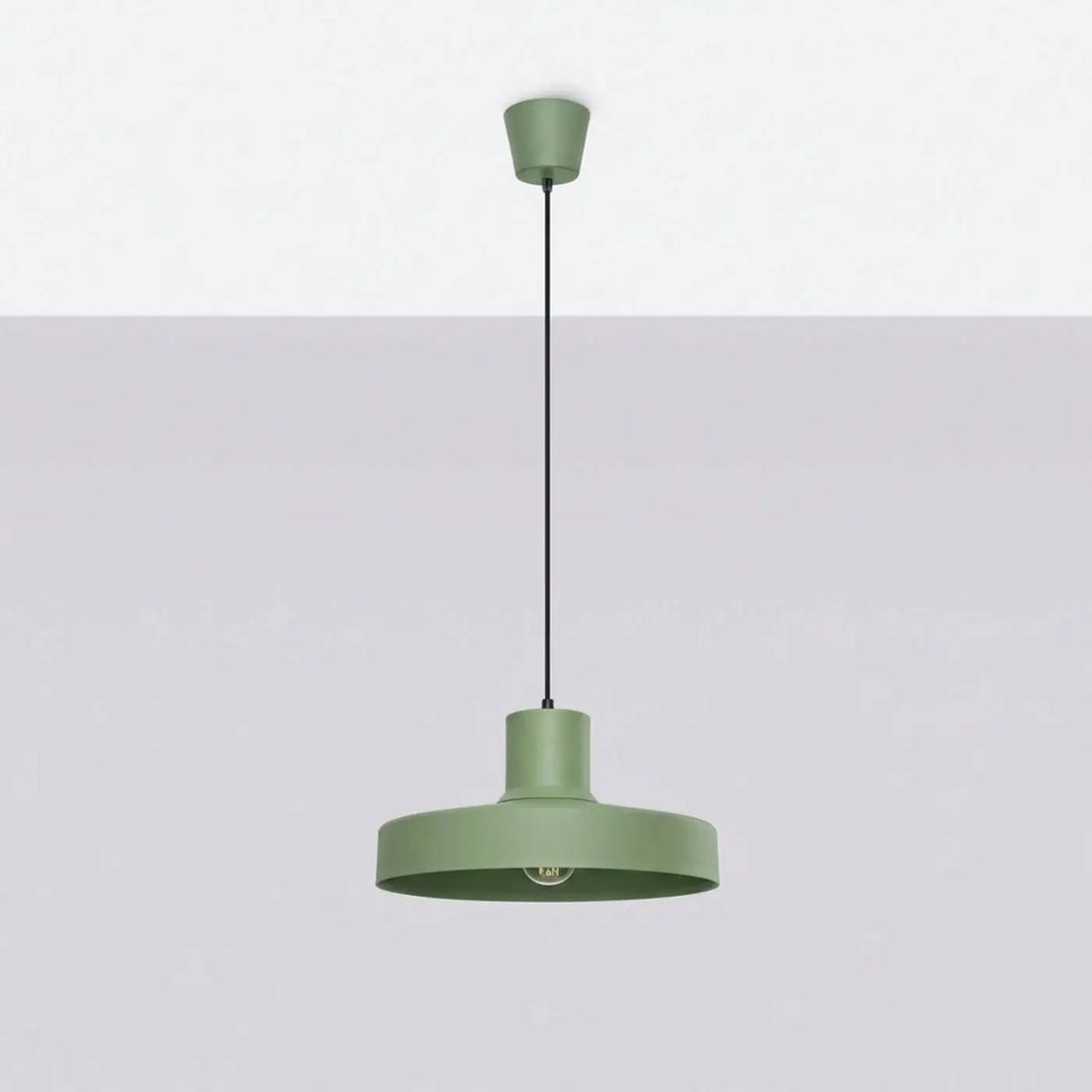 Suspension Luminaire sauge éteinte, vue rapprochée