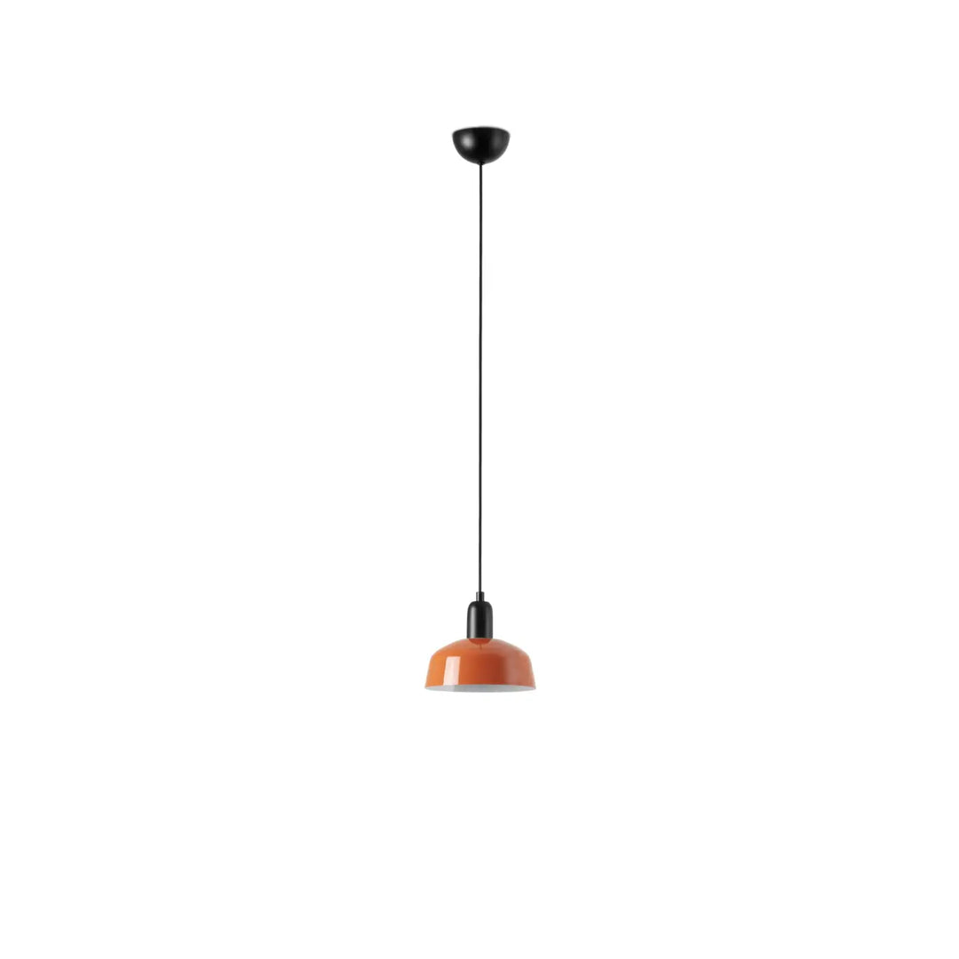 Suspension Tatawin S en métal orange roux de Faro Barcelona