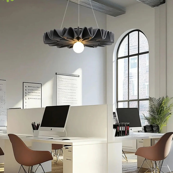 Suspension acoustique design pet anti bruit forme fleur