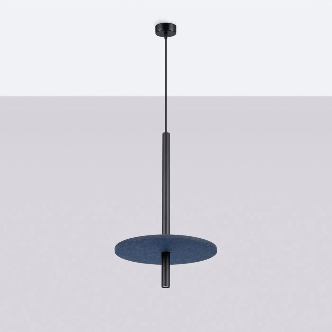 Suspension bleu marine/noir éteinte