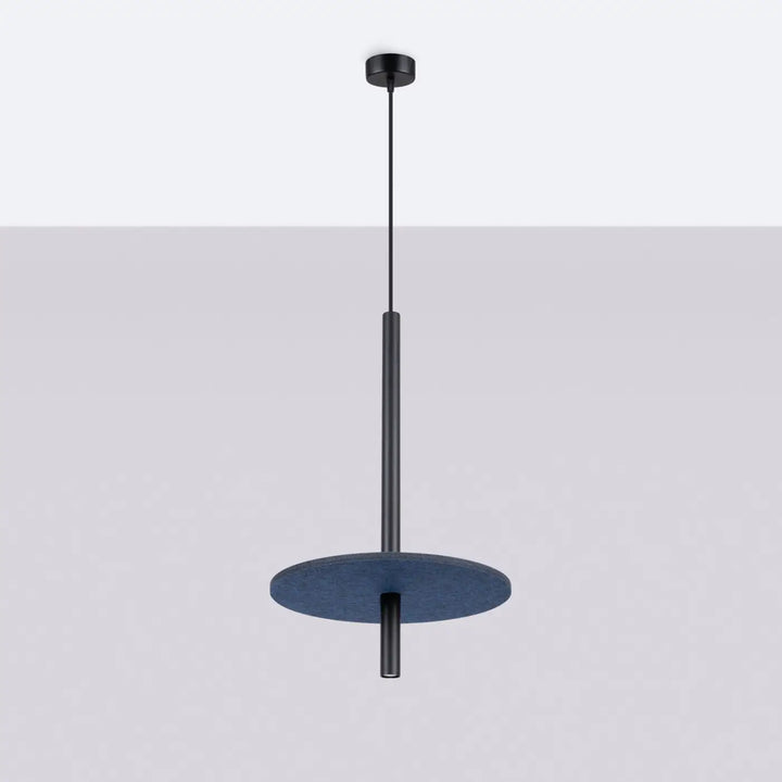 Suspension bleu marine/noir éteinte