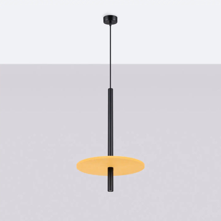 Suspension jaune/noir éteinte