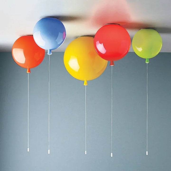 Suspension Ballon Coloré Design Ludique Idéal Chambre Enfant Moderne