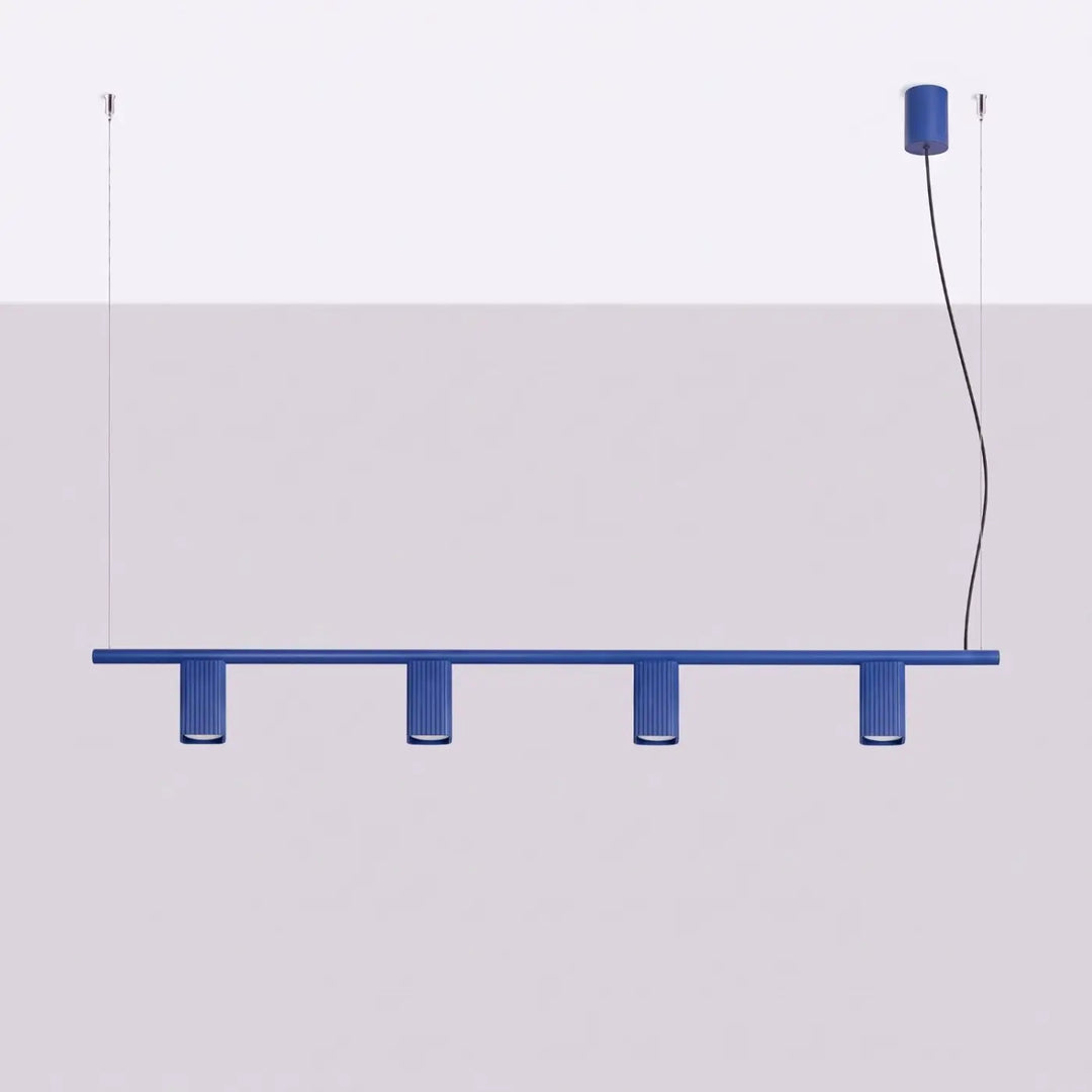 Suspension Rayo outremer en aluminium, éteinte