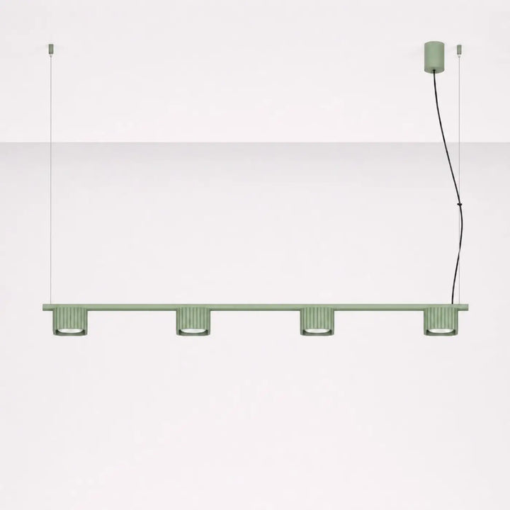 Suspension Riff sauge en aluminium, éteinte