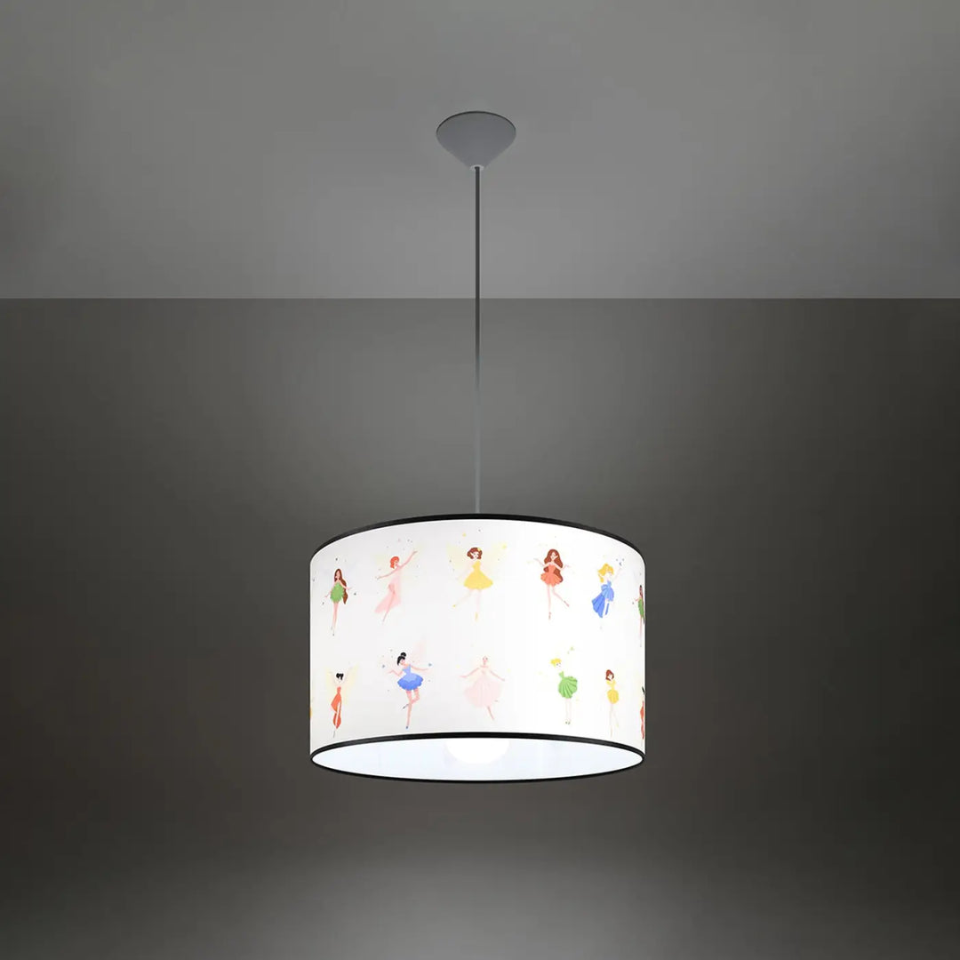 Suspension Fairy multicolore à motif de fées, allumée