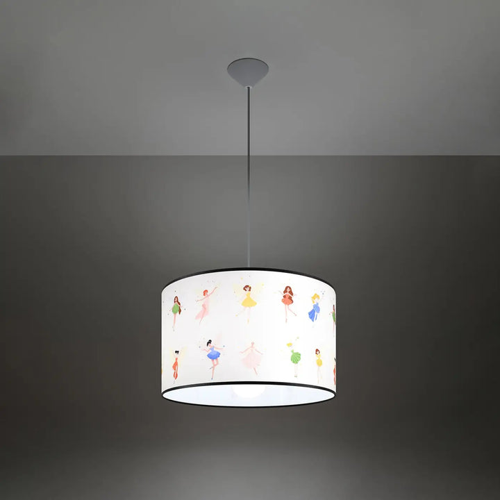 Suspension Fairy multicolore à motif de fées, allumée