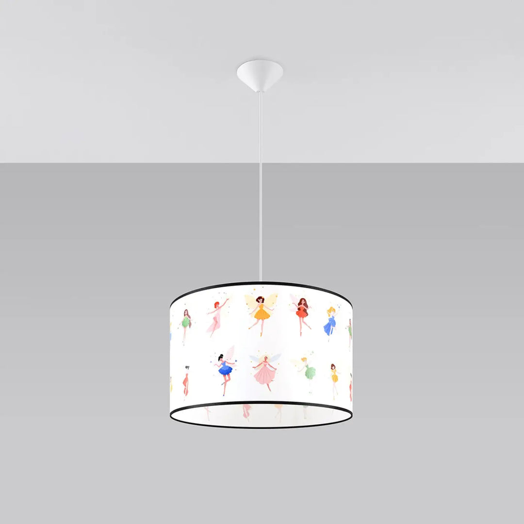 Suspension Fairy multicolore à motif de fées, éteinte