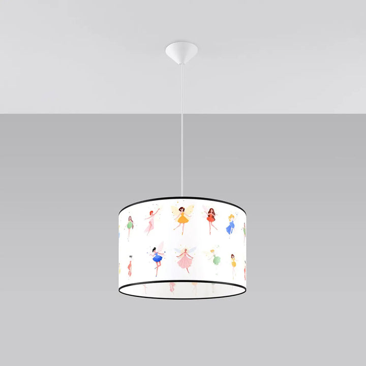 Suspension Fairy multicolore à motif de fées, éteinte