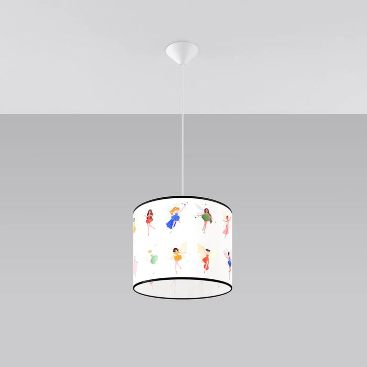 Suspension Fairy multicolore à motif de fées, éteinte