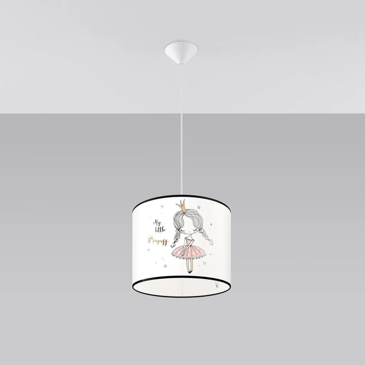 Suspension Princess à motif de princesse, éteinte