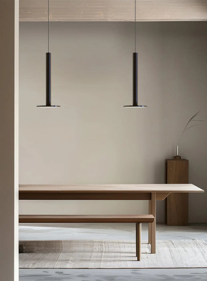 Suspension Cielo noire de 19 cm dans un intérieur