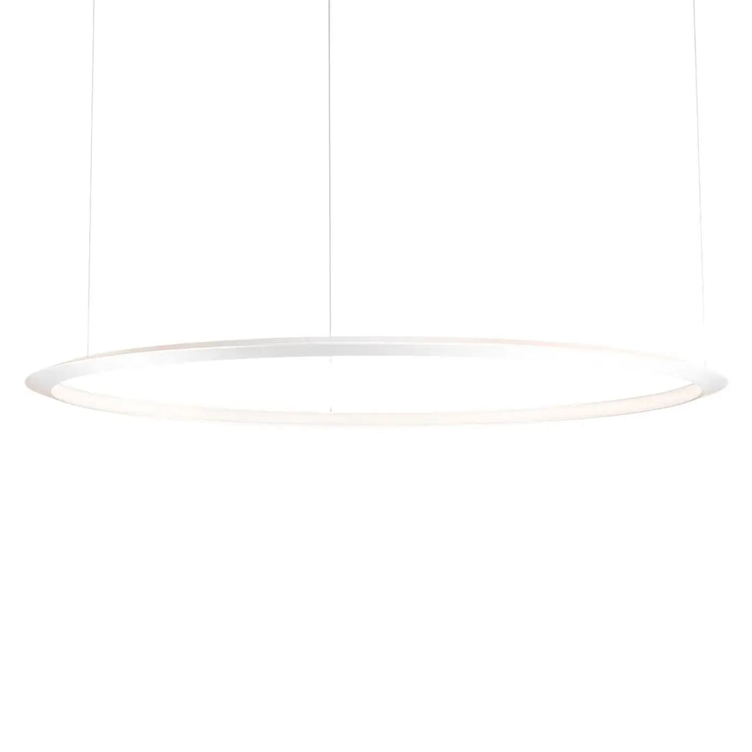 Suspension Circular en aluminium blanc