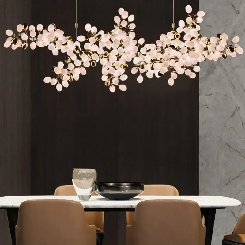 Suspension contemporaine esprit nature précieuse

