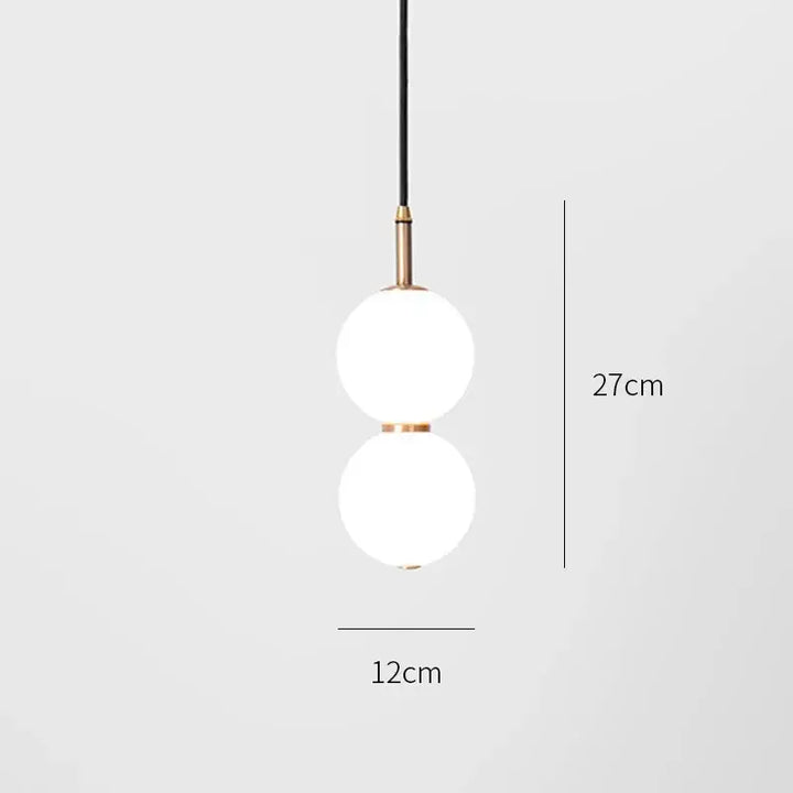 Suspension Contemporaine Globe Verre Transparent Élégante


