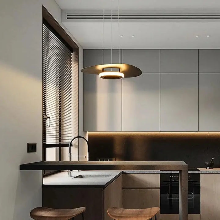 Suspension Cuisine Industriel Double Disque