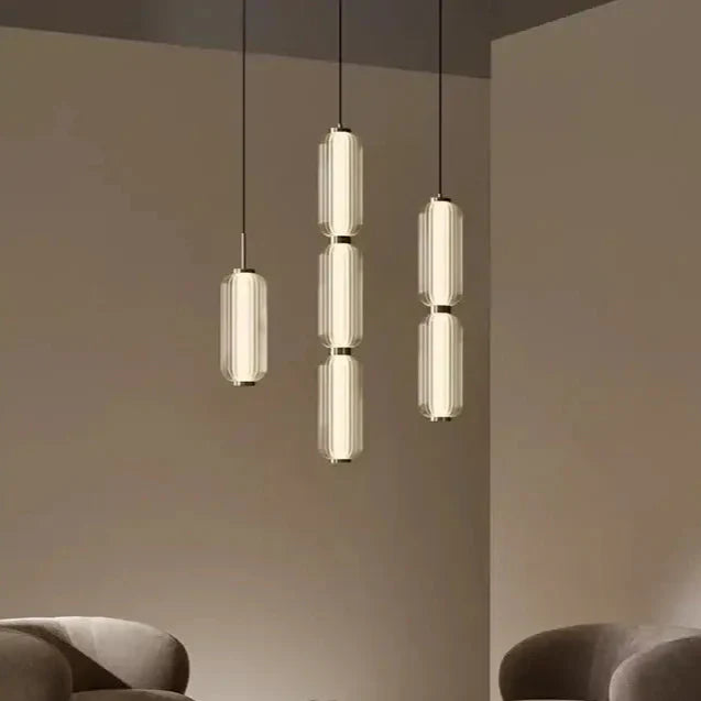 American Light Luxury Hotel Living Room Chandelier High-grade Nordic Restaurant Staircase Combination Small