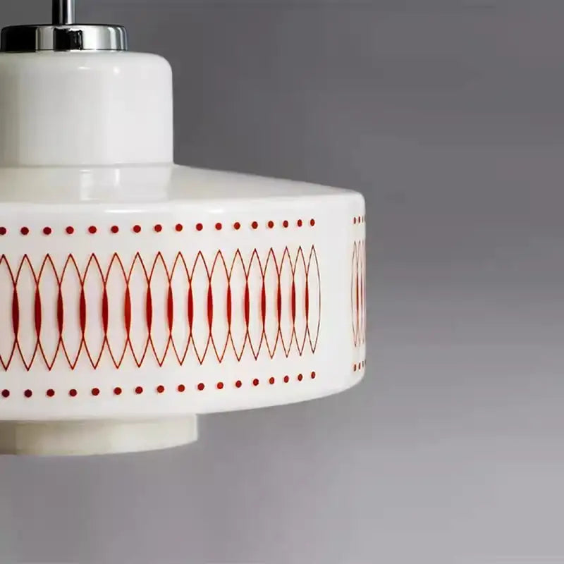 Suspension Cylindrique Vintage Crème Pour Ambiance Douce

