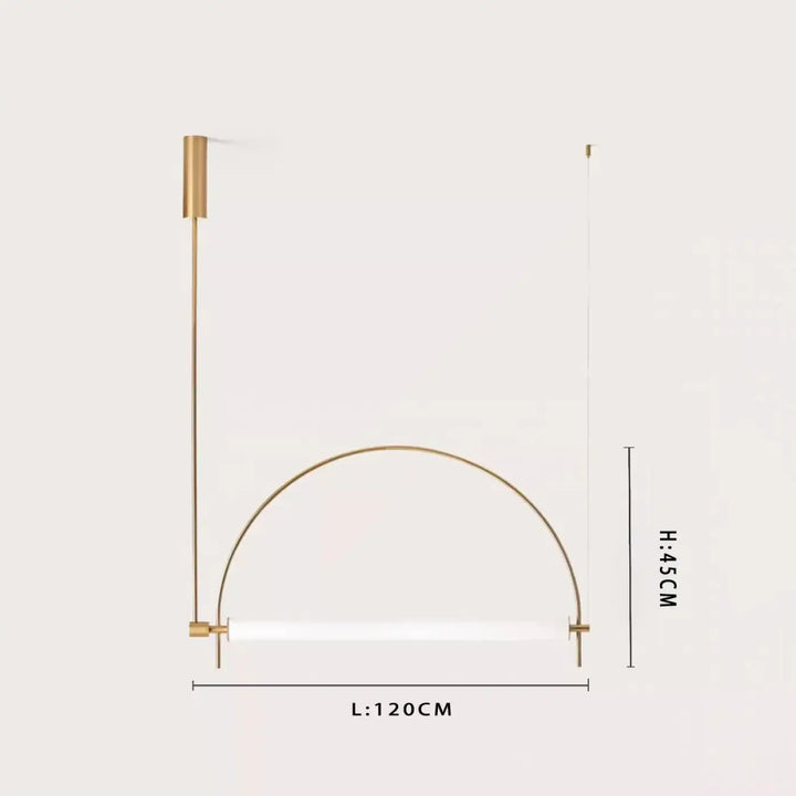 Suspension décorative design géométrique moderne