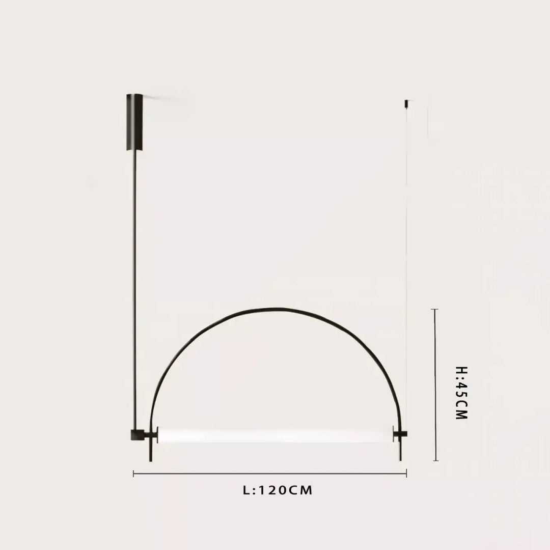 Suspension décorative design géométrique moderne
