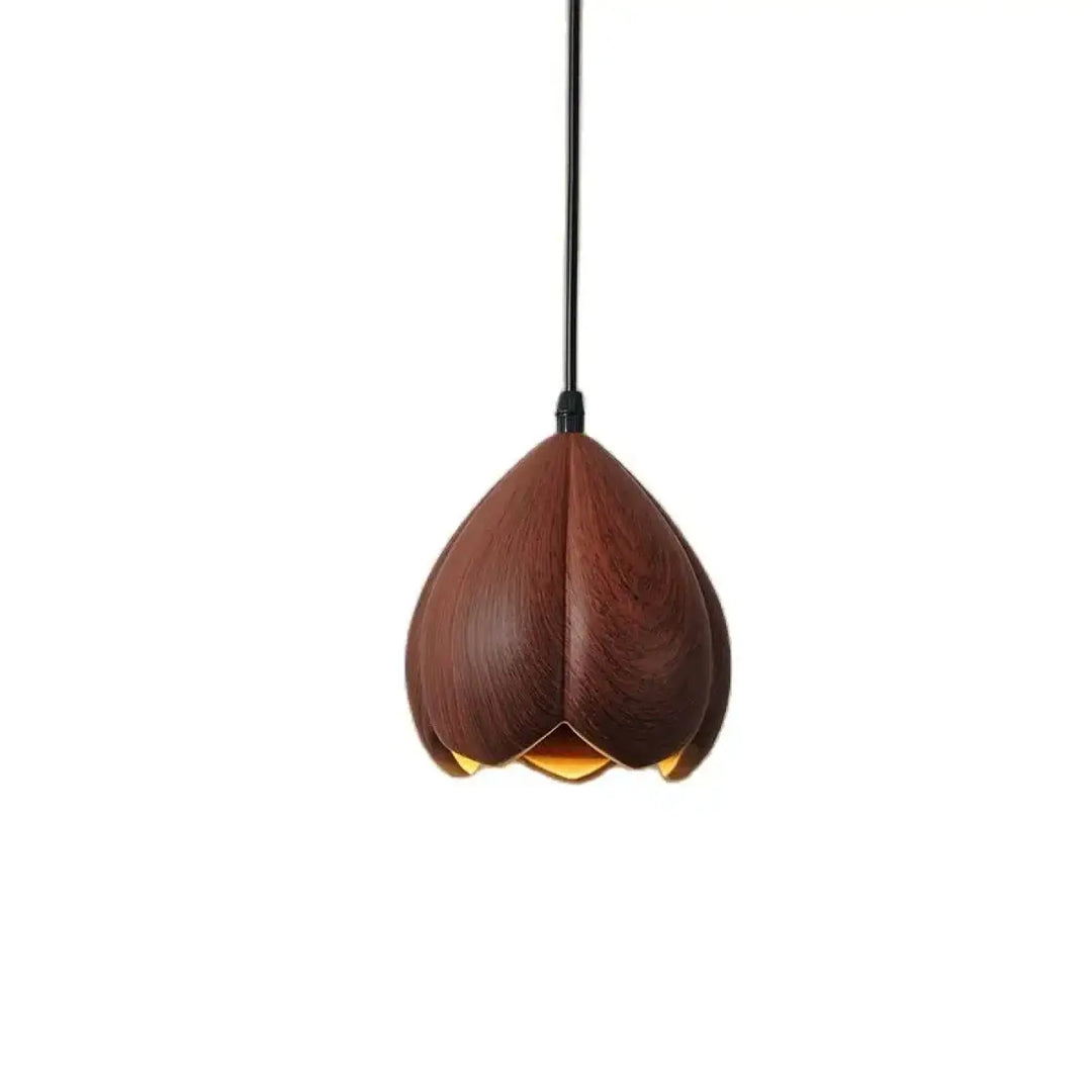Suspension décorative effet bois style naturel chic
