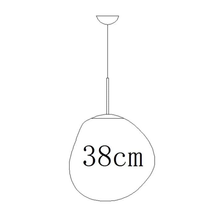 Suspension design en acrylique moderne élégant chic doré