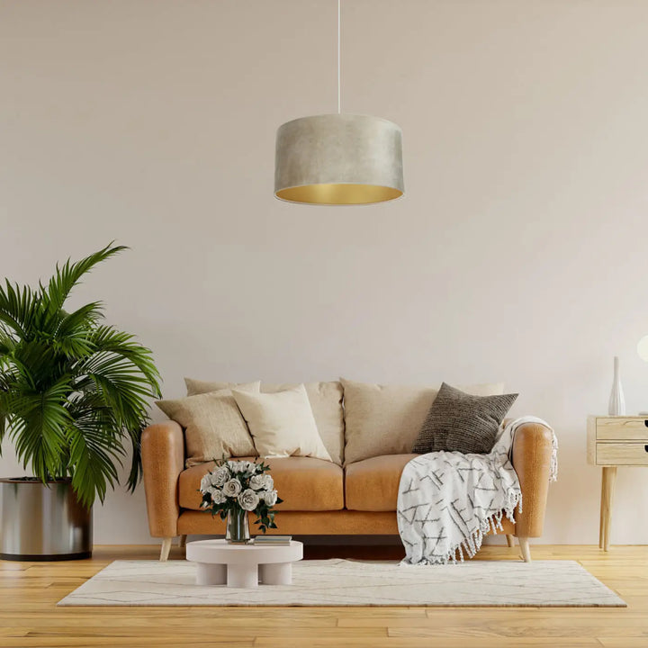 Suspension Luminaire | VINTAGE GLAMOUR (Beige/Doré)