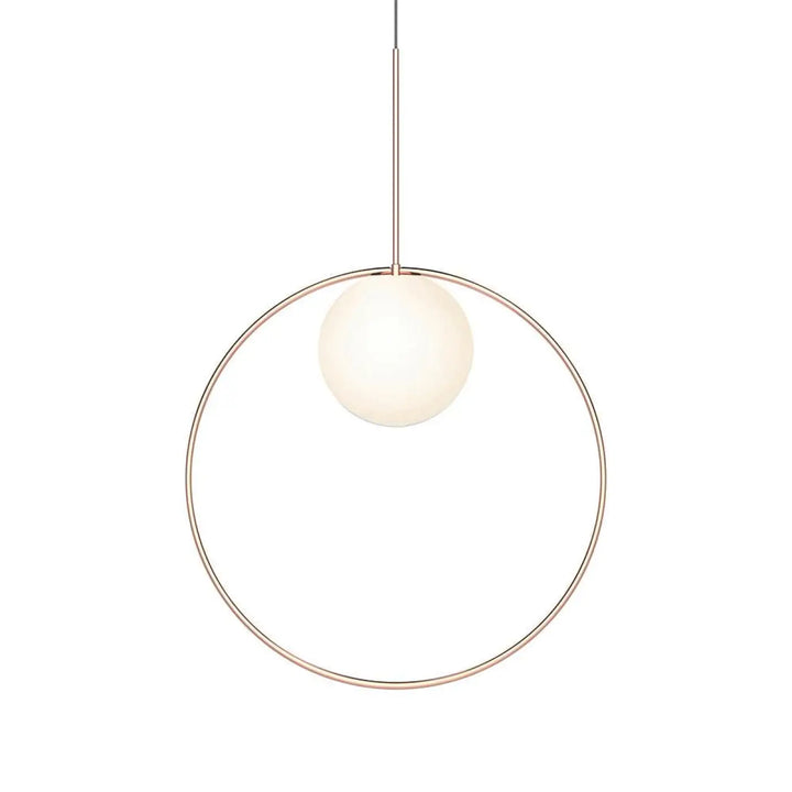 Suspension Bola Halo or rose, anneau de 56 cm