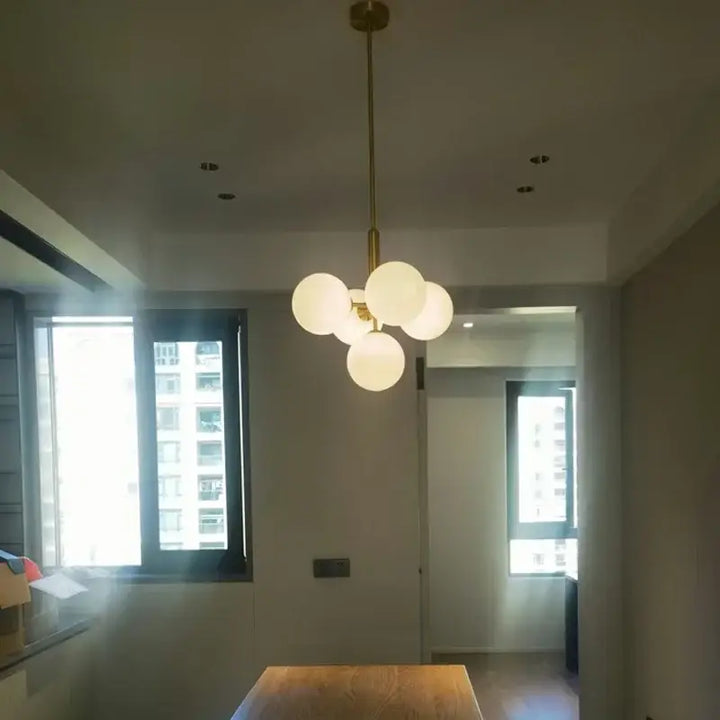 Modern Glass Chandelier Lighting for Living Room Decoration Indoor Dining Pendant Lights Restaurant Luxury Hanging Lamp
