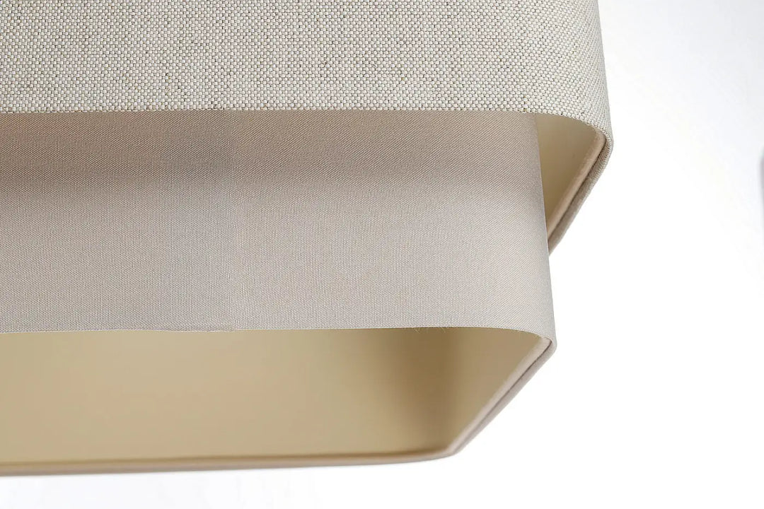 Suspension Luminaire | KWADRO DUO (Beige crème)