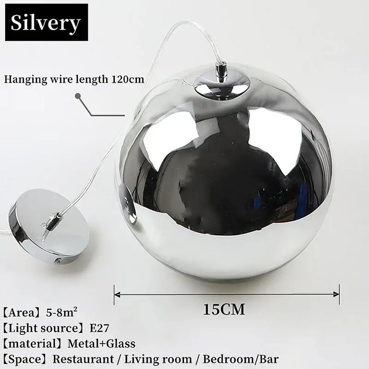 Suspension design contemporaine en verre style élégant