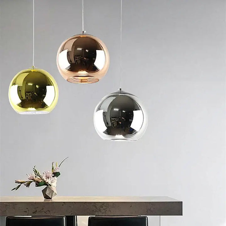 Suspension design contemporaine en verre style élégant