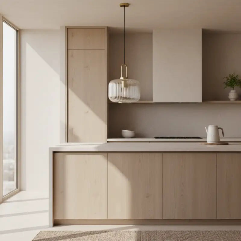 Suspension design contemporaine verre strié élégance chic