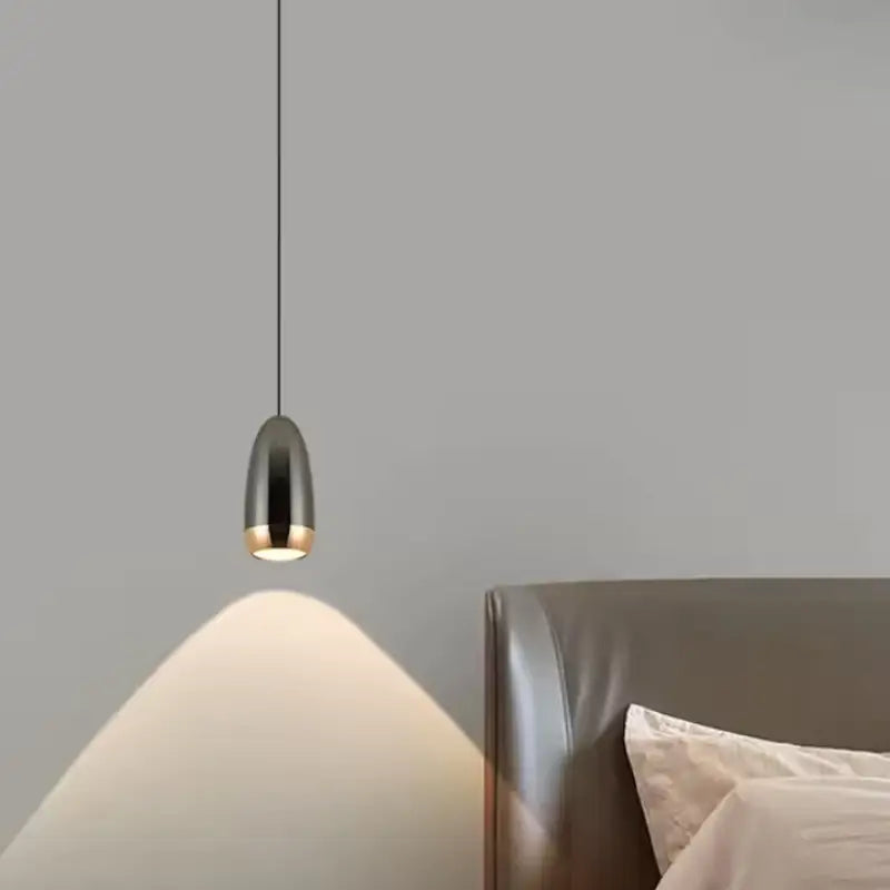 Suspension Design Cylindrique Moderne Couleurs Avec Intérieur Doré

