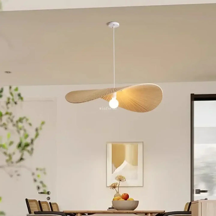 wabi sabi Pendant Lamp woven lampshades japanese hanging ceiling light for Living Dining Room Bedroom Home Decor